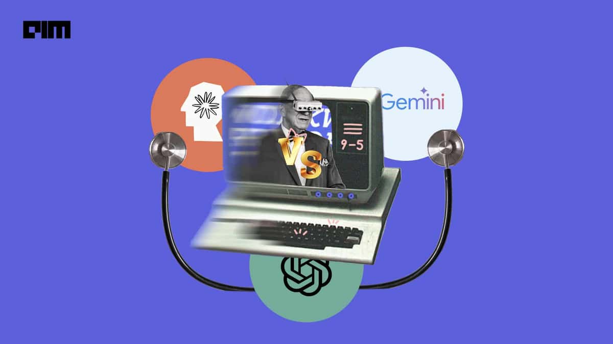 GPT-4o vs Claude 3.5 Sonnet vs Google Gemini in Healthcare
