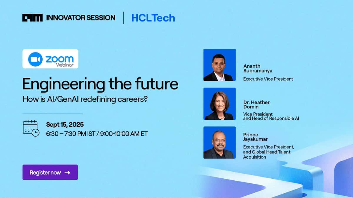 AIM Webinar with HCLTech: Redefining Engineering Careers in the Age of AI & GenAI