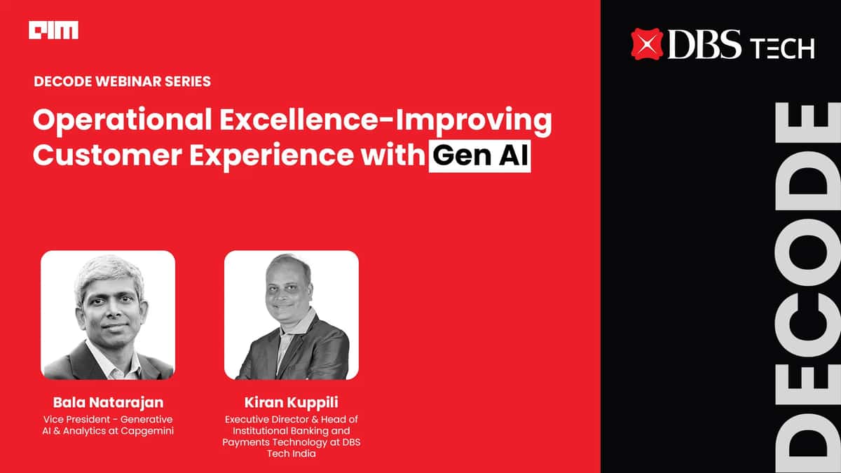 DECODE: Operational Excellence—Improving Customer Experience with GenAI