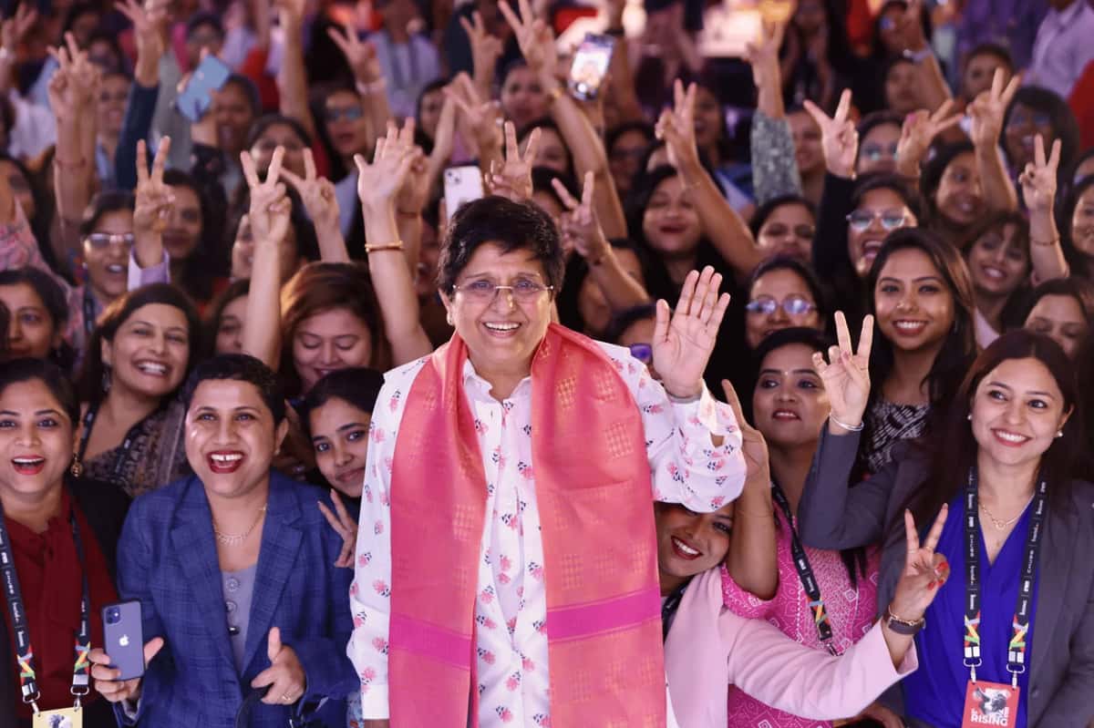 AI Crafts a Beautiful Poem in Honor of Kiran Bedi at Rising 2024
