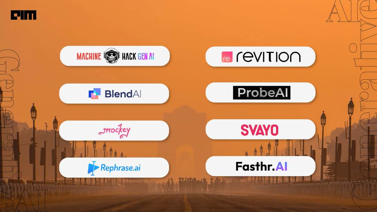 Top 8 Generative AI Startups in India