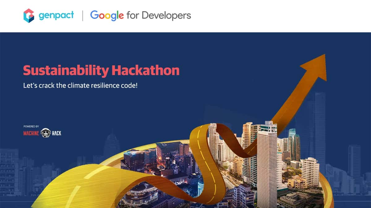 MachineHack announces Sustainability Hackathon with Genpact &amp; Google For Developers: Win Prizes &amp; More