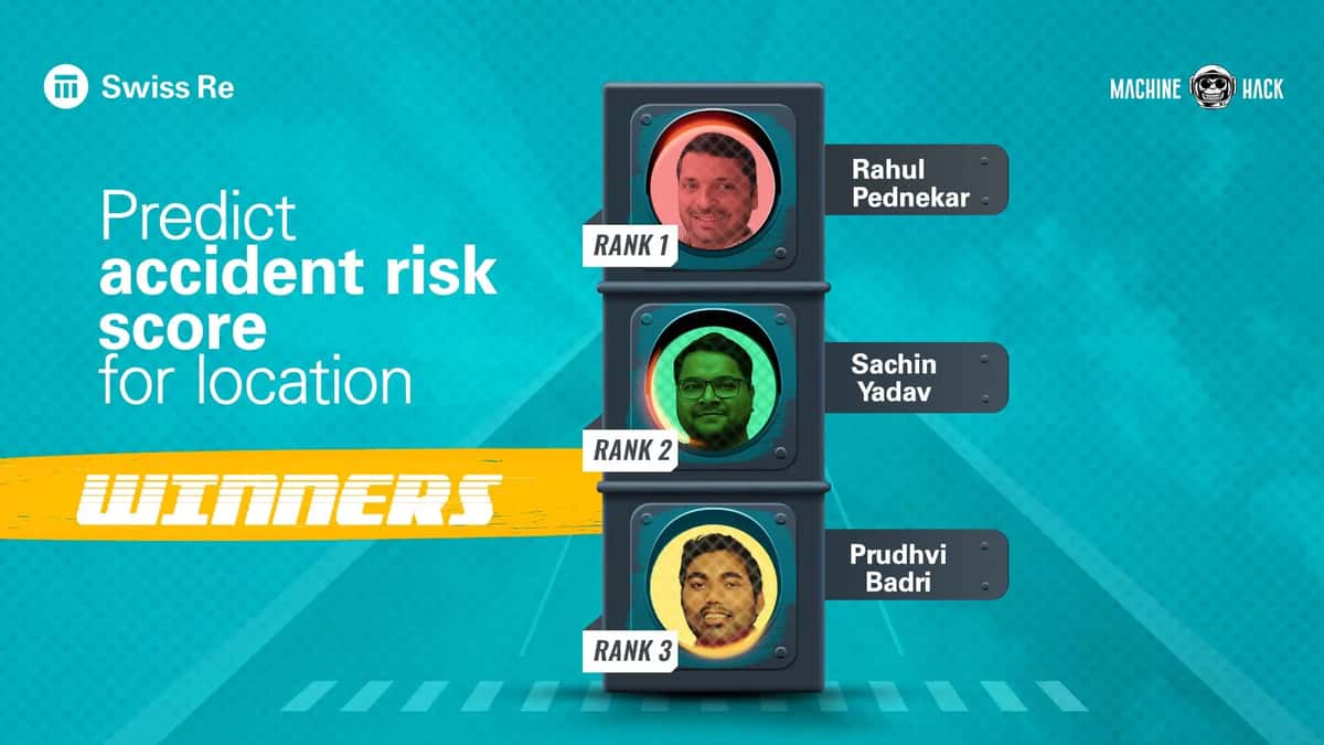 Meet the winners of the Machine Learning Hackathon by Swiss Re & MachineHack