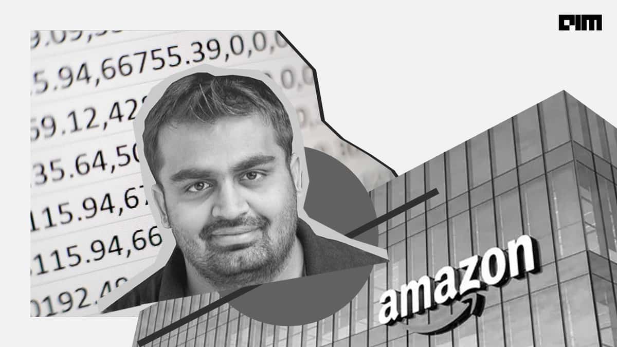 Data science journey of Amazon’s Ankit Sirmorya