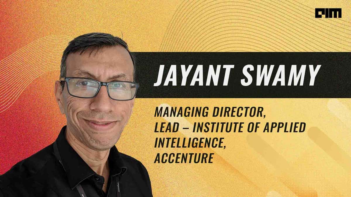 We want to deliver the next generation of AI talent: Jayant Swamy, Accenture