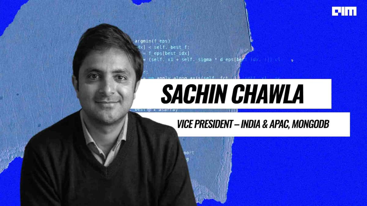 Interview with Sachin Chawla, Vice President – India & APAC, MongoDB