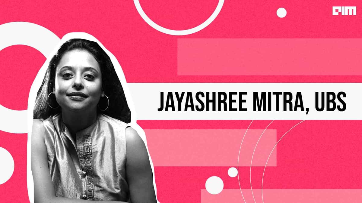 AI is the cornerstone of our data intelligence & automation strategy: Jayashree Mitra, UBS