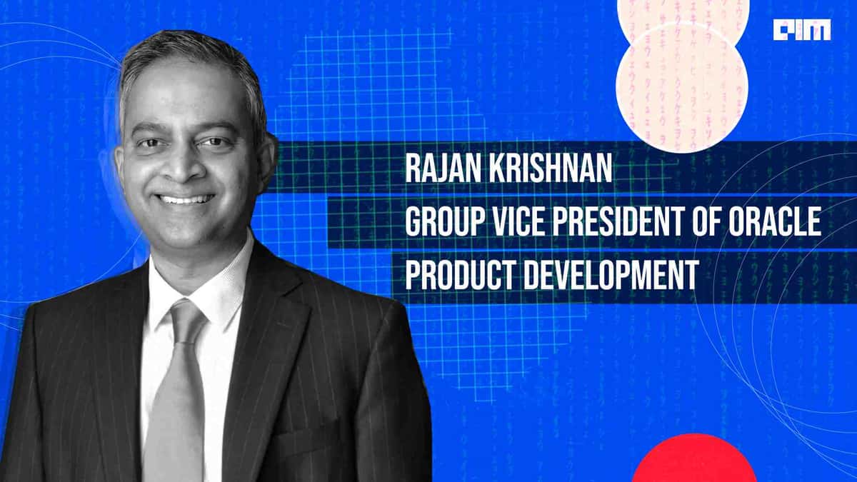 The good earth is also good business: Rajan Krishnan, Oracle