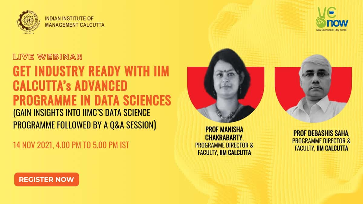 Attend This Webinar By IIM Calcutta To Accelerate Your Career In Data Science
