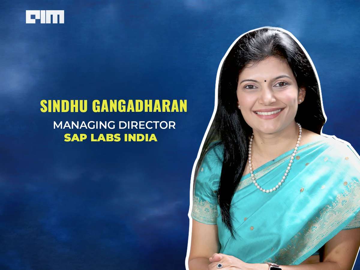 How Sindhu Gangadharan Is Prioritising Business Continuity For SAP Labs