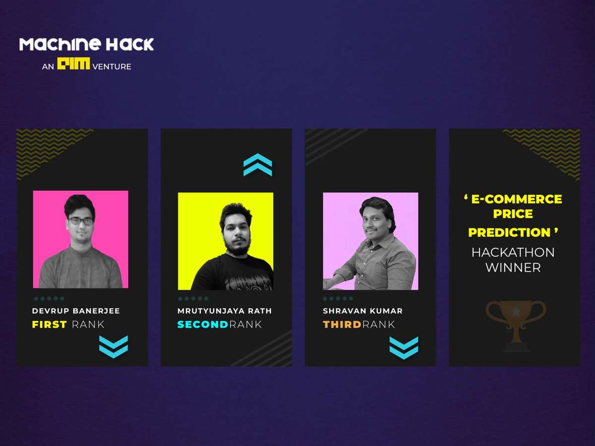 Meet The MachineHack Champions Who Cracked The ‘E-commerce Price Prediction’ Hackathon