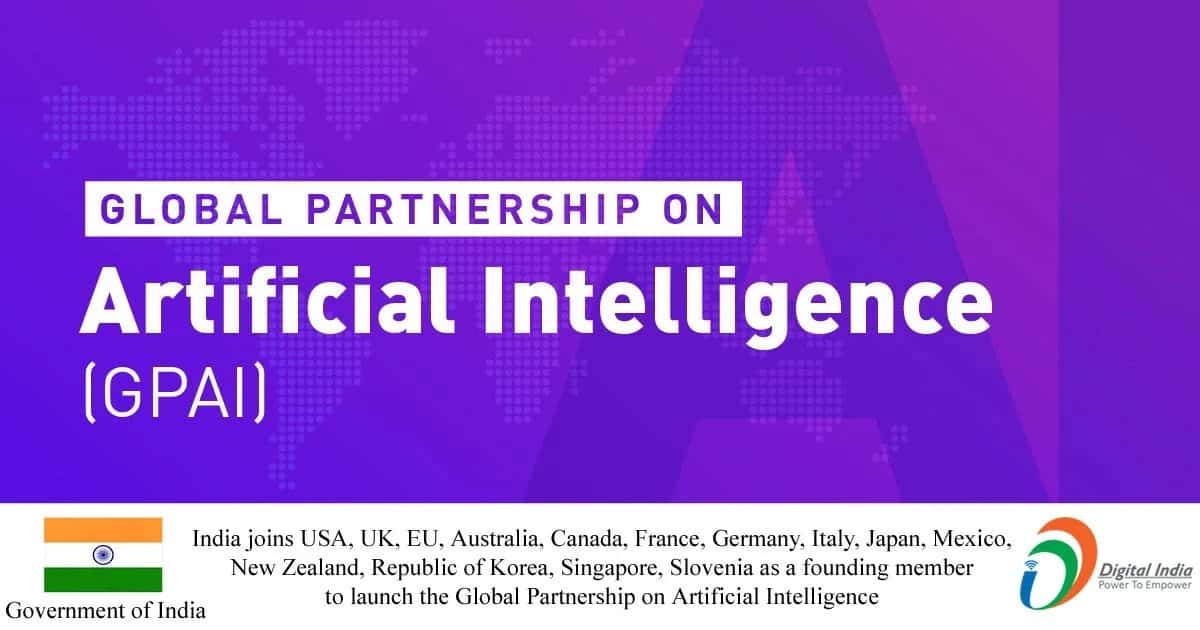 India Becomes Founding Member Of Global Partnership On Artificial Intelligence. What Is GPAI’s Objective?