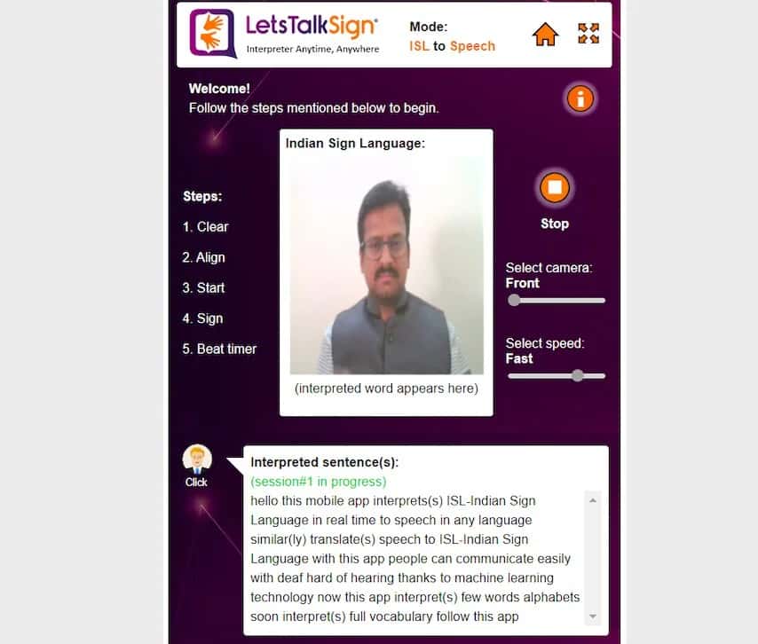 India-based Startup DeepVisionTech.AI Empowers The Deaf To Communicate Freely Using LetsTalkSign