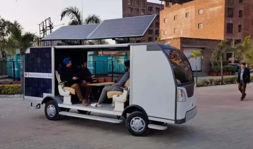 India Launches The World’s First Driverless Solar-Powered Bus