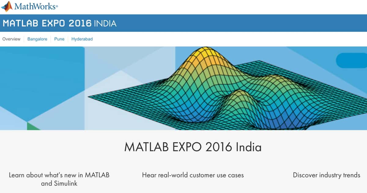 Mathworks India to Host Premier Muti-city Engineering Conference