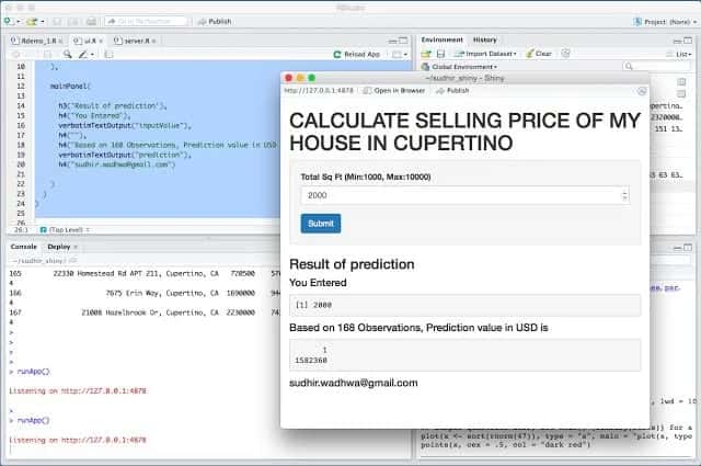 Lets get started with Machine Learning, Algorithms like Linear Regression, R and Shiny (Part - 1)