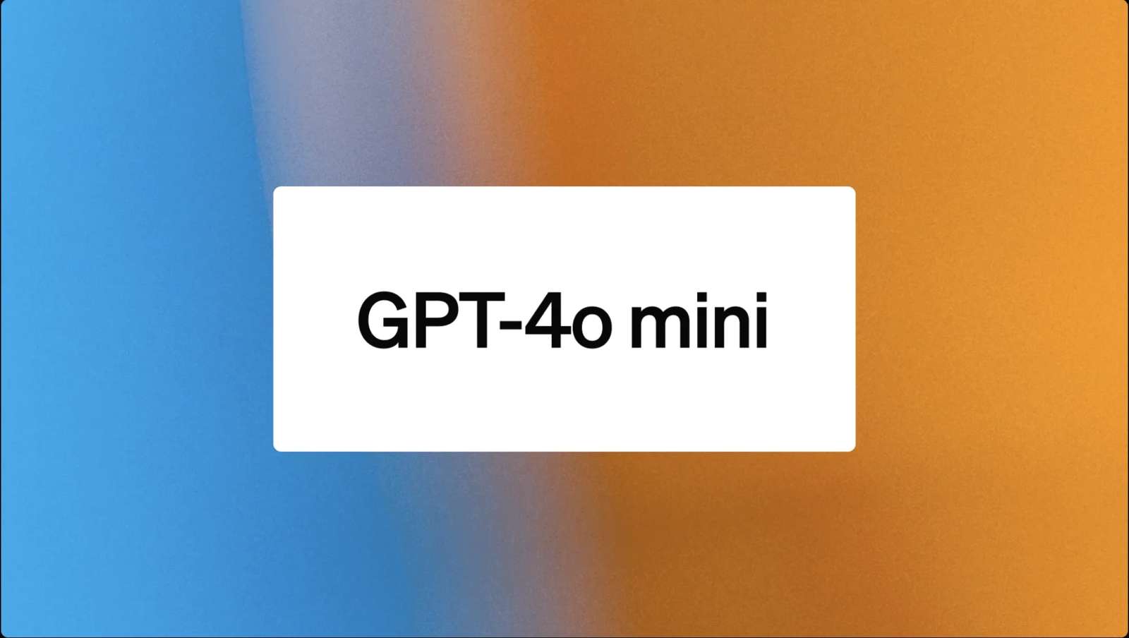 OpenAI Introduces GPT-4o Mini, 30x Cheaper than GPT-4o