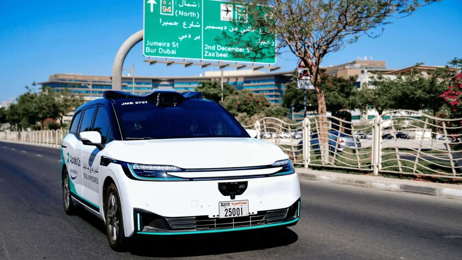 Baidu’s Apollo Go Begins Autonomous Driving Trials on Dubai Roads