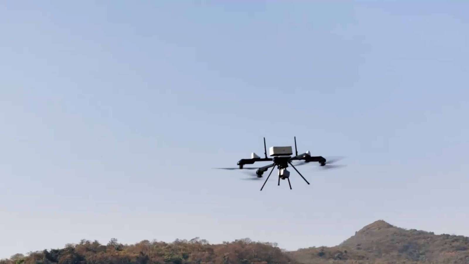 IdeaForge Tracks and Relocates Leopard from ICRISAT Campus Using Drones