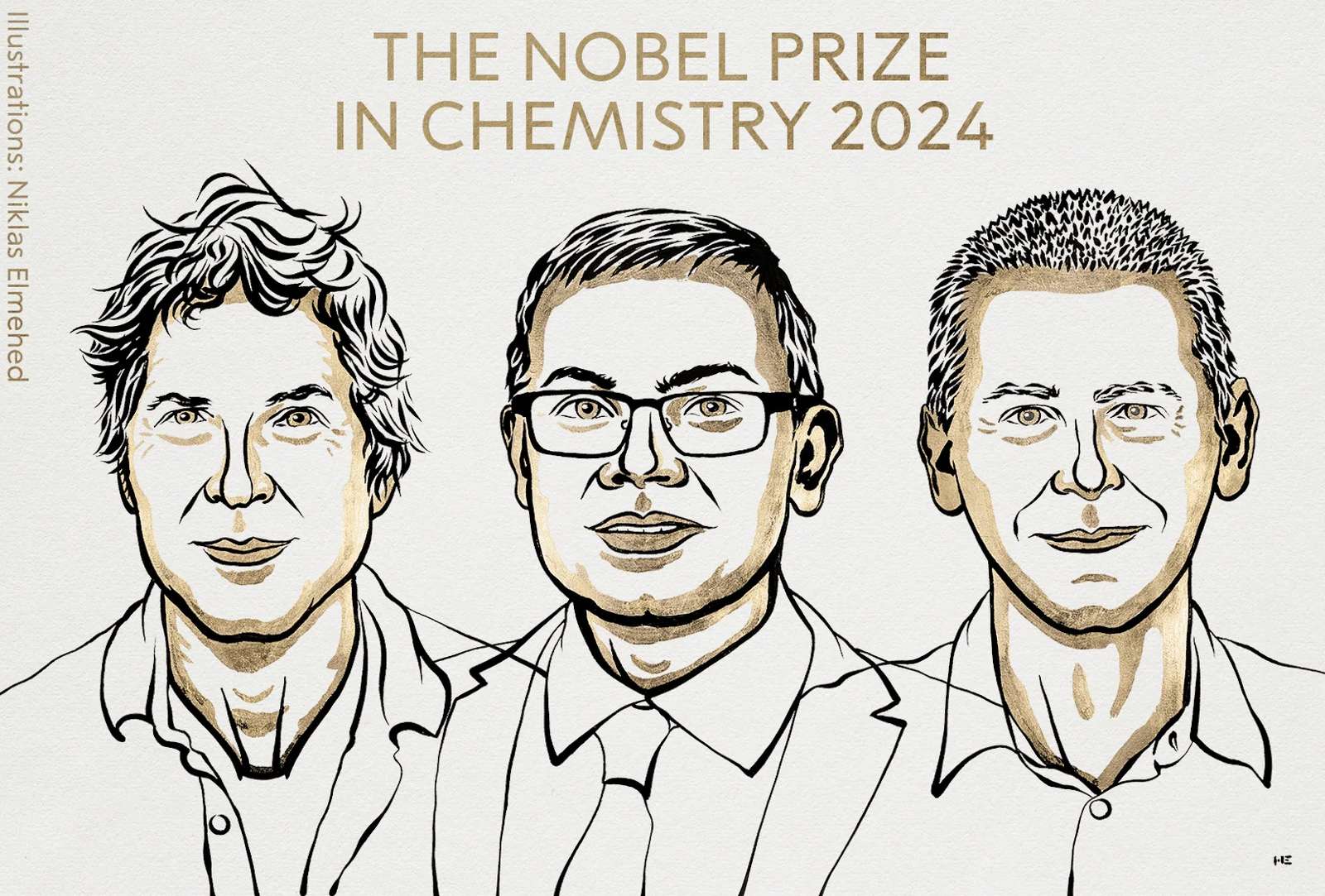 2024 Nobel Prize in Chemistry goes to David Baker, Demis Hassabis, and John M Jumper For work on Proteins