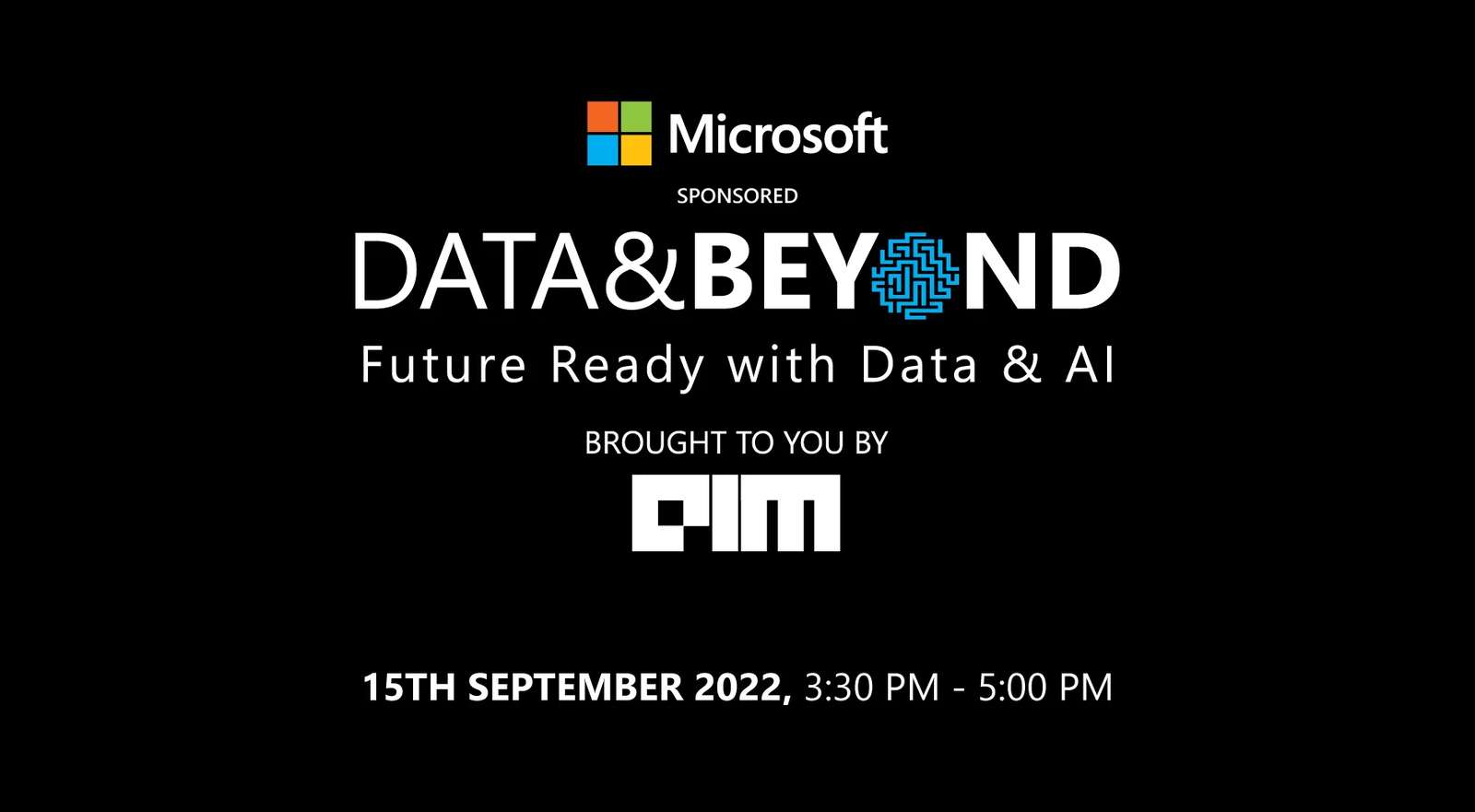 Join us for Data&Beyond 2022, sponsored by Microsoft: A virtual CDO panel discussion on becoming future-ready with data & AI