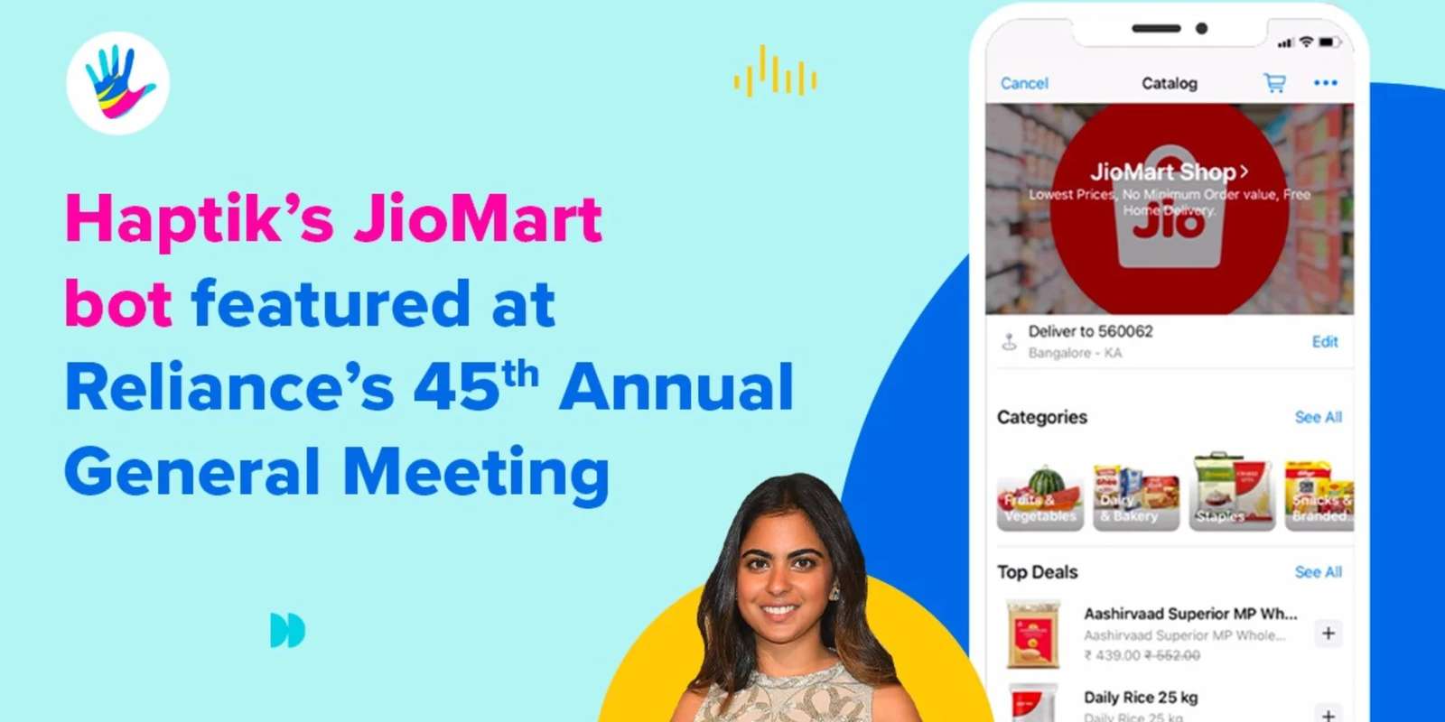 Haptik and Meta Launch JioMart for WhatsApp