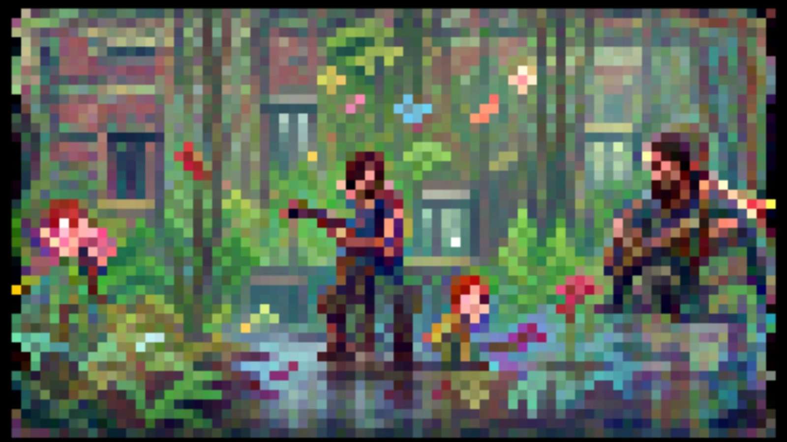 Someone used ML to recreate pixel images in a video game