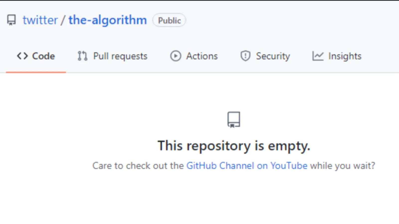 Twitter adds a GitHub repository called ‘the algorithm’, then deletes it