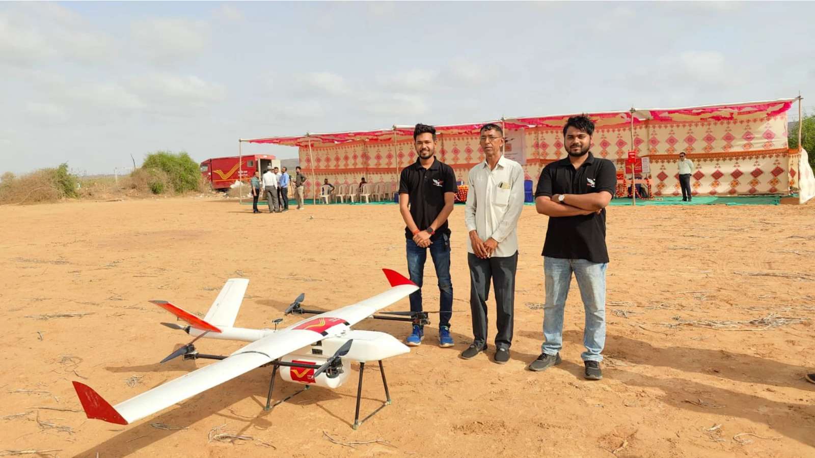 India Post uses drone to deliver mail for the first time