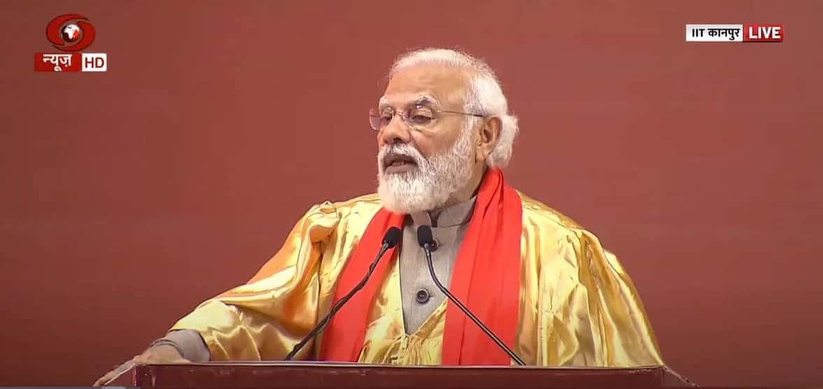 PM Modi says 'work on AI but don't forget Human Intelligence' at IIT Kanpur Convocation