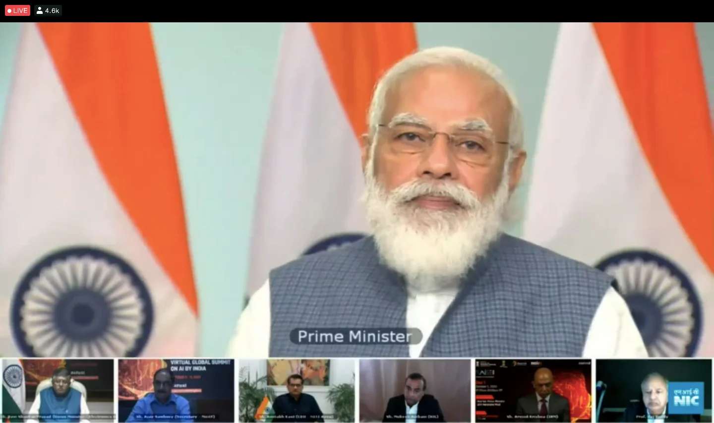 AI Is A Tribute To Human Intellectual Power: Modi At RAISE 2020