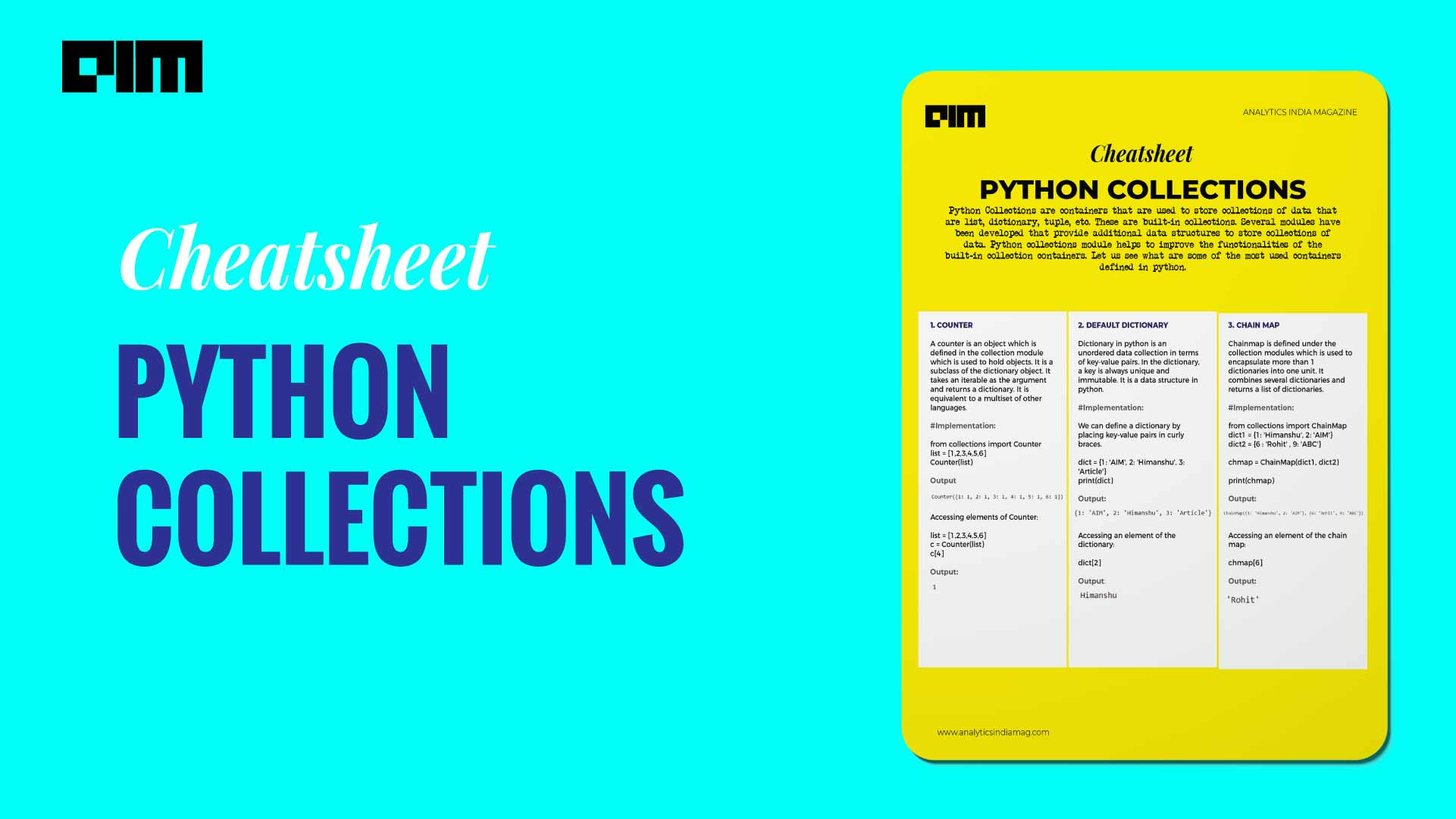 collections in python 3