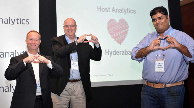 Ron Baden, Dave Kellogg, Sanjay Vyas of Host Analytics--pic 8