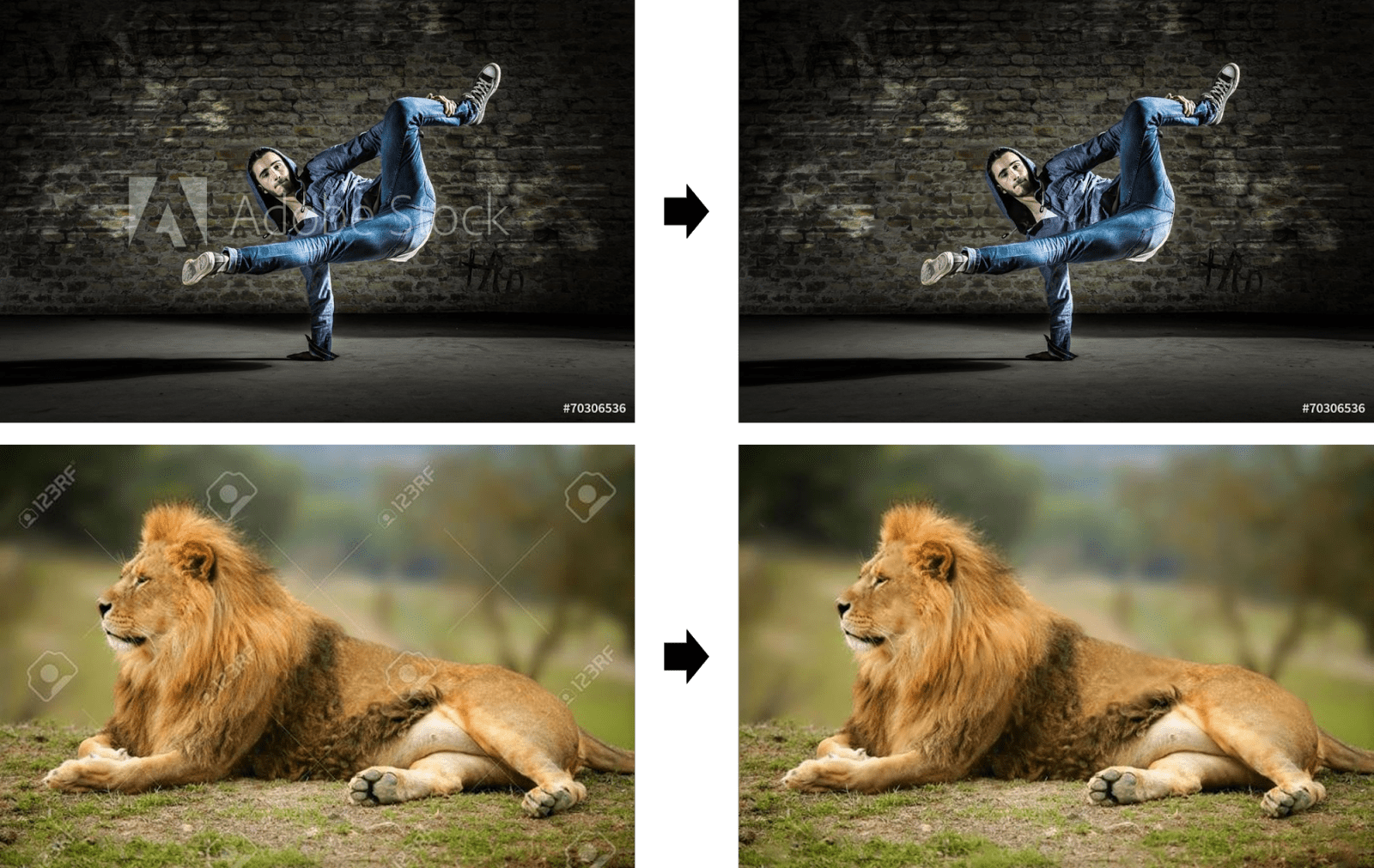 how to remove stock photo watermark photoshop