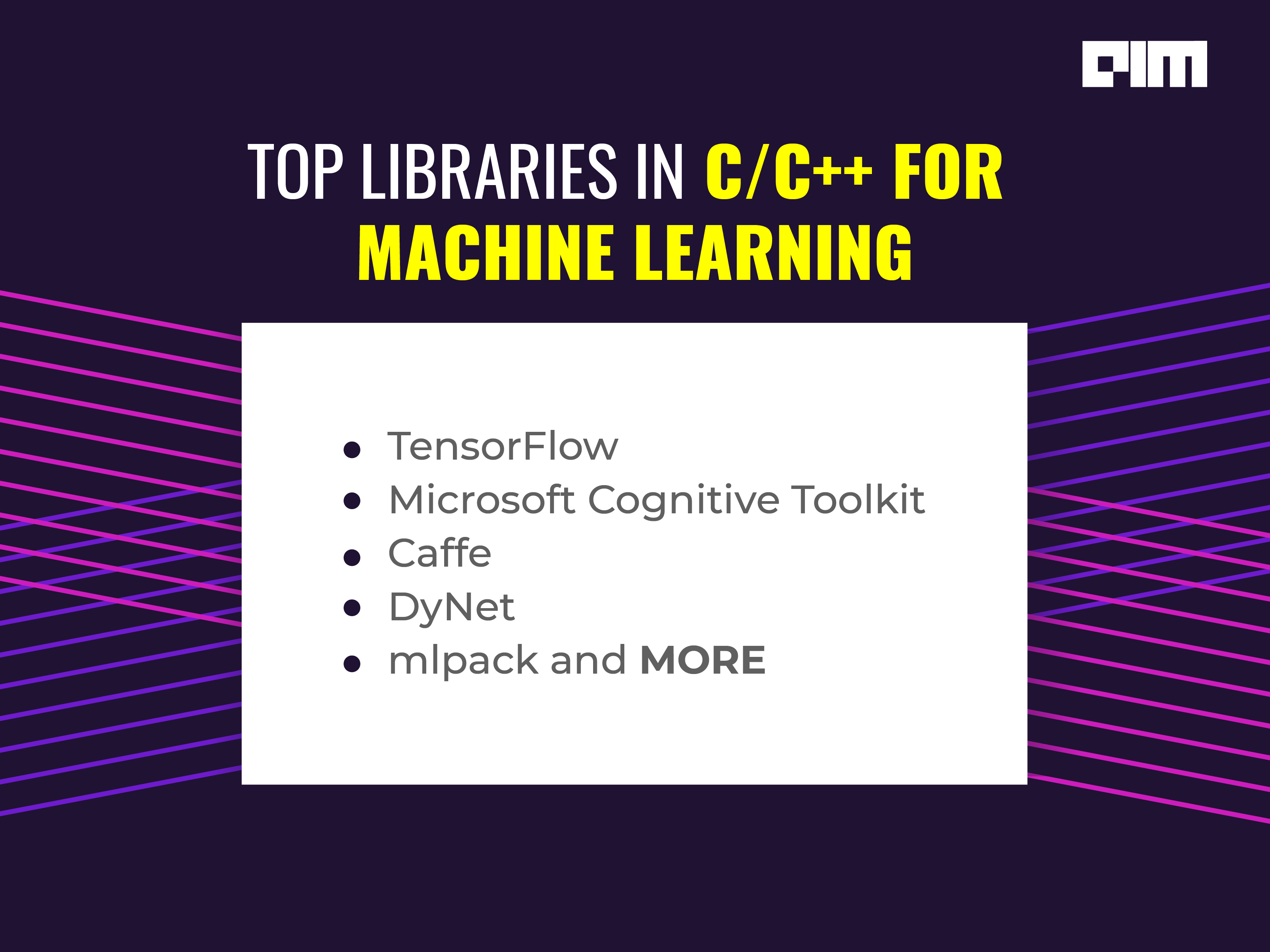 top 10 machine learning