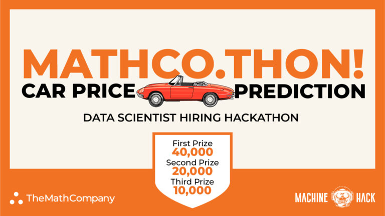 MATHCO.THON: The Data Scientist Hiring Hackathon by TheMathCompany