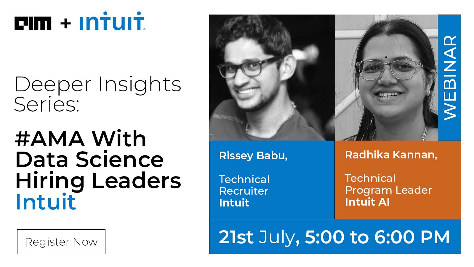 Deeper Insights Series: #AMA with Data Science Hiring Leaders from Intuit