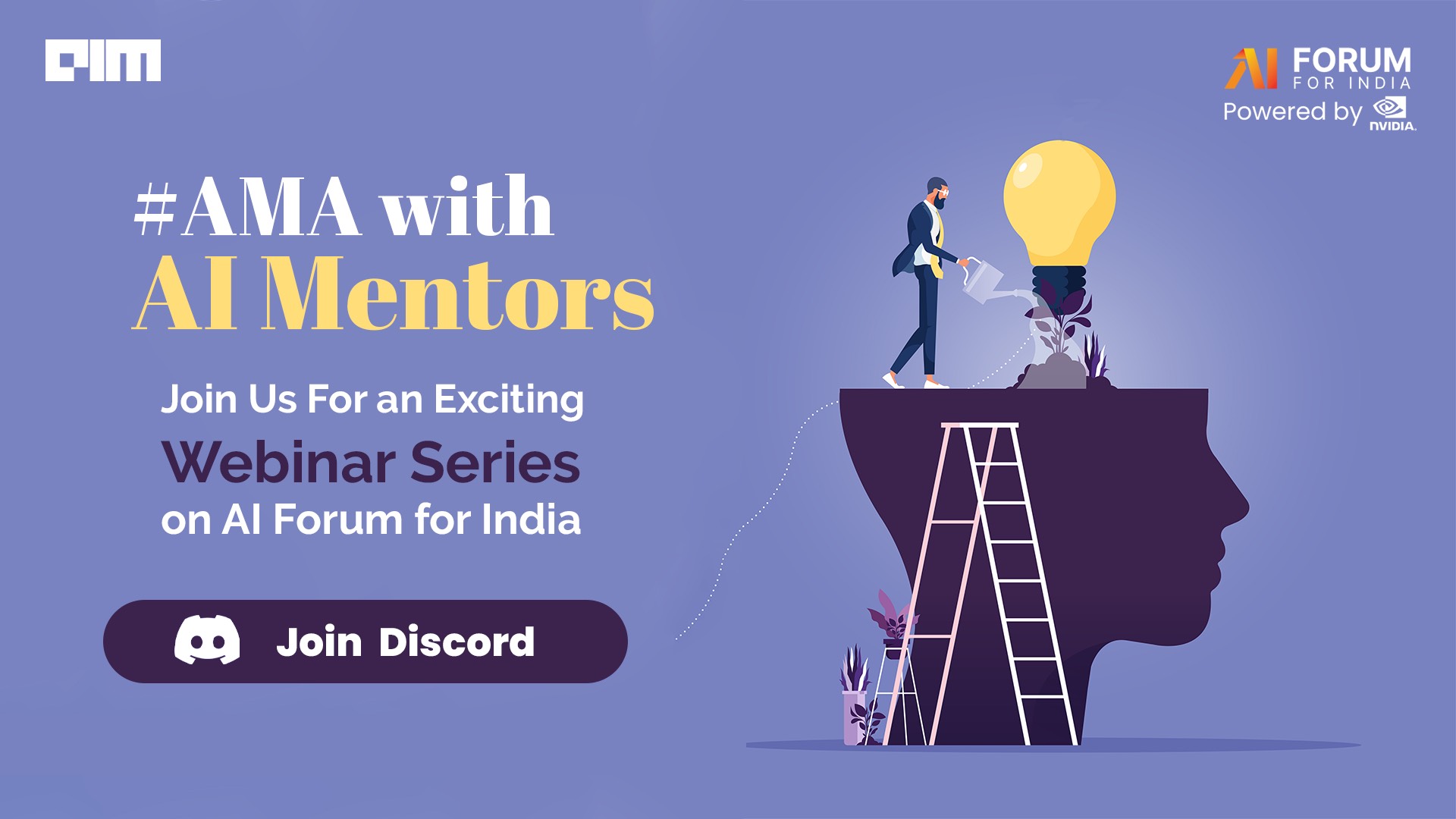 AIM Launches ‘AMA with AI Mentors’, a Webinar Series on AI Forum for India Discord
