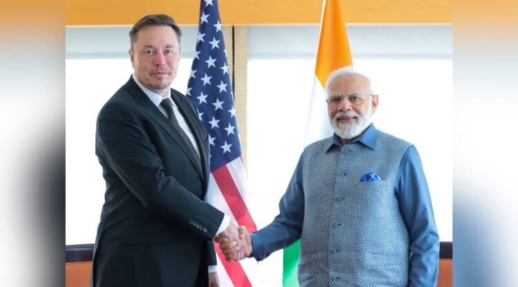 Modi Meets Musk