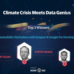 Climate Crisis Meets Data Genius: Top 3 Winners Announced from Genpact-Google Hackathon