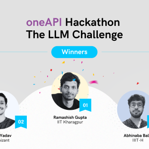 From Data to Glory: Celebrating the Champions of 'oneAPI Hackathon: The LLM Challenge' with Intel® and MachineHack!