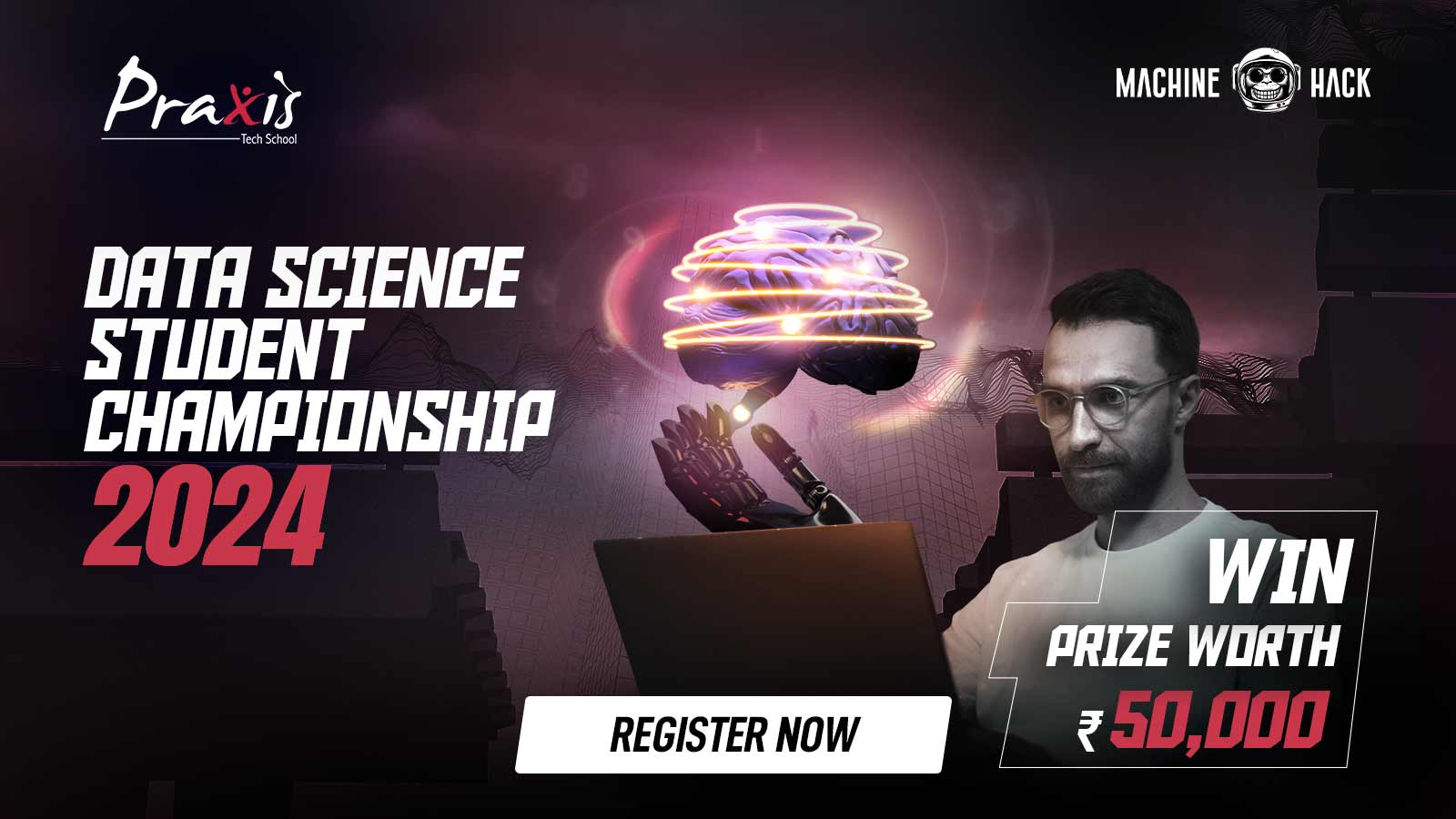 Praxis Tech School & MachineHack to Kickoff the 'Data Science Student Championship 2024'